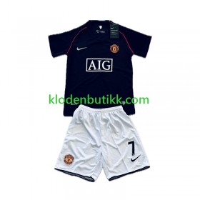 Manchester United Cristiano Ronaldo 7 Barn Retro Borte Fotballdrakt 2007-2008 Kortermet